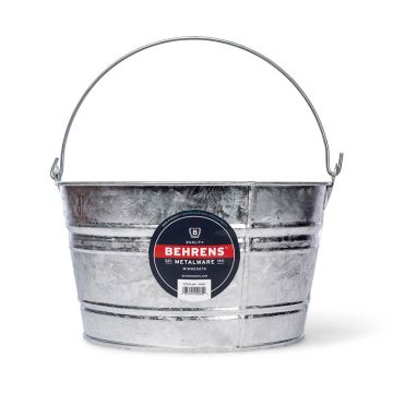 Behrens Hot Dipped Steel Pail, 4.25 Gallon