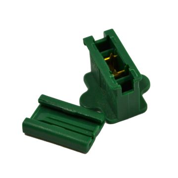 Holiday Bright Lights, Female Slide Inline Plug for C7|C9 Cord Green, 1 piece