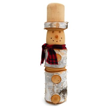 Birch Snowman 33"