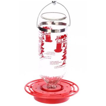 Birds Choice, Best 1 Glass Hummingbird Feeder, 32 oz.