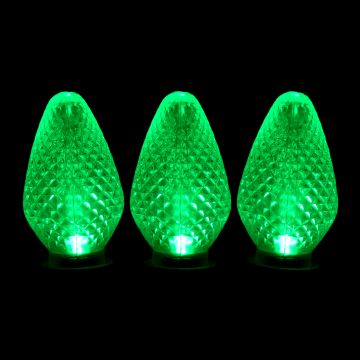 Gabriel Lights® LED C7 Green Steady Green Cord 25L/16FT