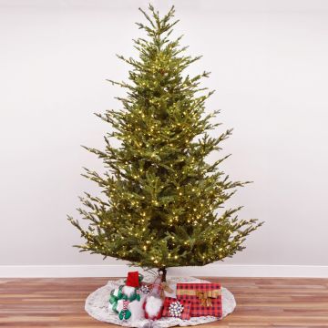 Chippewa Valley with Warm White Big Seed Ribbon LEDs, Gabriel Tree® Artificial Christmas Tree