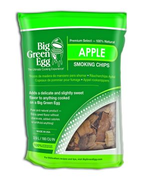 Big Green Egg Apple Wood Chips 2.9L Bag