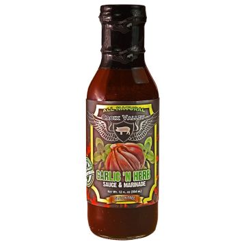 Croix Valley Garlic 'n Herb Sauce and Marinade 