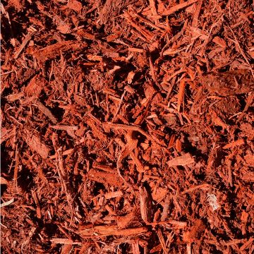 Green Loon® Custom Red Hardwood Mulch by the Pallet