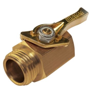 Dramm Brass Hose Shut-Off Valve