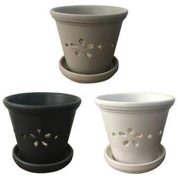 Border Concepts, Daisy Orchid Pot (assorted matte colors)