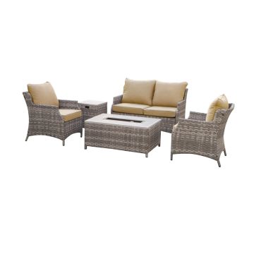 Evergreen, Earth Wicker Sofa Set