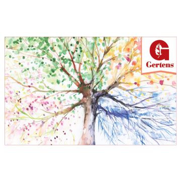 Four Seasons Tree Illustration - Gift Card