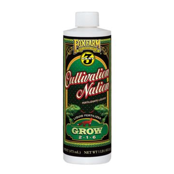 FoxFarm Cultivation Nation® Grow Liquid Fertilizer, 1 Pint