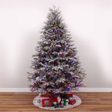 Minnesota Frosted Sugar Fir with Galaxy LEDs, Gabriel Tree® Artificial Christmas Tree