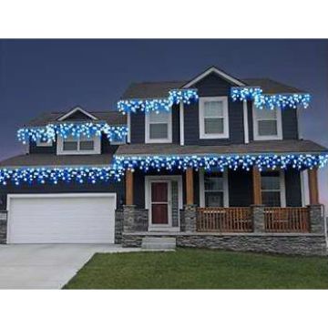 Gabriel Lights® Icicle LED T5 Frozen & Sparkle Bulbs White Cord 100L/9.5FT