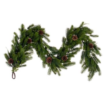 Vickerman 6' Holiday Pine Garland with Cones