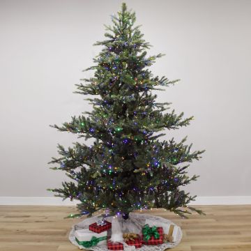 Layered Minnetonka Fir with Sparkle LEDs, Gabriel Tree® Artificial Christmas Tree