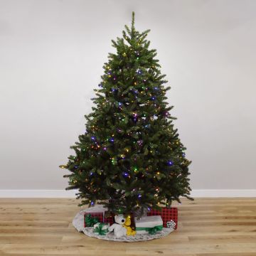 Minnesota Natural Fraser Fir with Dual LEDs, Gabriel Tree® Artificial Christmas Tree