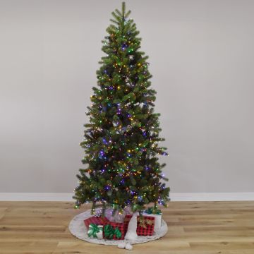 Seneca Falls Slim with Galaxy LEDs, Gabriel Tree® Artificial Christmas Tree