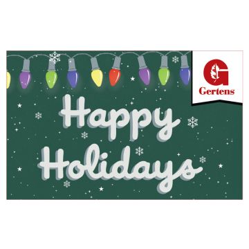 Happy Holidays - Gift Card