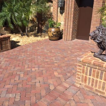 PINE HALL Rumbled 60mm Clay Pavers