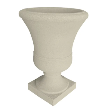 Border Concepts, Japi Traditional Round Urn, Sandstone, 18.5"