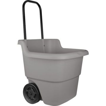 Suncast® Lawn Cart Dove Gray, 15 gallons