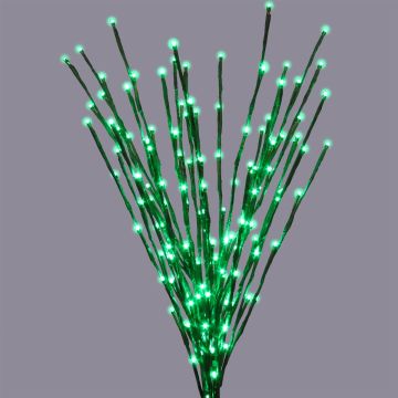 Holiday Bright Lights, LED Light Burst Stake Branch Green, 36" Branch