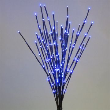 Holiday Bright Lights LED, Branch Light Burst 5MM Blue Steady 3FT, Brown