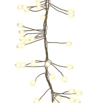 Holiday Bright Lights Big Seed Cluster Micro LED Lights, 420 Warm White Light String