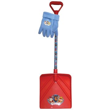 Midwest Quality Gloves Paw Patrol Snow Shovel & Fleece Glove Combo, Kids, Red/Multi