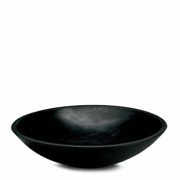 Crescent, Montana Bowl Planter, Caviar Black, 31"