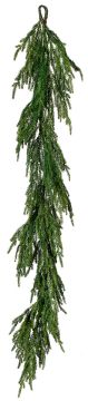 Natural Touch Norfolk Pine Garland, 5 Foot