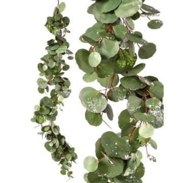 Regency Green Eucalyptus Frosted Artificial Garland 48IN