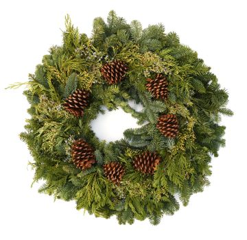 Wreath, 'Multicone' Assortment, 1 wreath