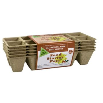 NK Seed Starter Pots All Natural Fiber, 5 pack