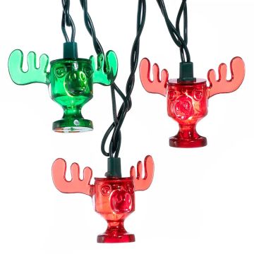 Kurt S. Adler® National Lampoon Christmas Vacation™ Wally World Moose Mug Light Set 10L/12FT