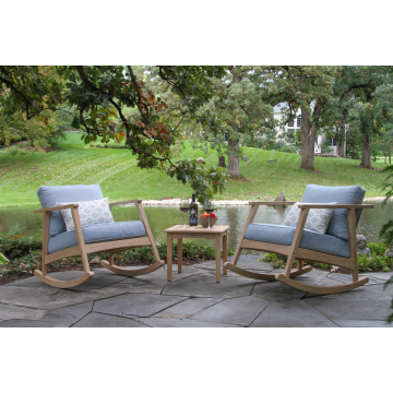 Outdoor Interiors, Antique Eucalyptus Rocker Set