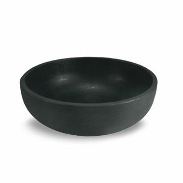 Crescent, Orinoco Large Bowl Planter, Caviar Black