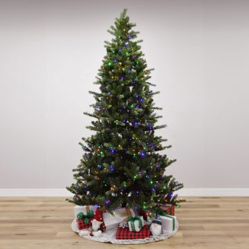 Minnesota Pengilly Fir with Color Changing 3MM LEDs, Gabriel Tree® Artificial Christmas Tree