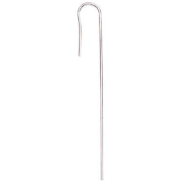 Rain Drip, Galvanized Wire Hook Stakes 8", 15 Pack