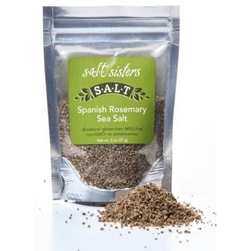 S.A.L.T. Sisters Spanish Rosemary Sea Salt, 2 oz.