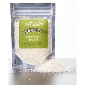 S.A.L.T. Sister Lime Fresco Sea Salt, 1.5 oz.