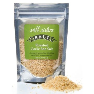 S.A.L.T. Sister Roasted Garlic Sea Salt, 2 oz.