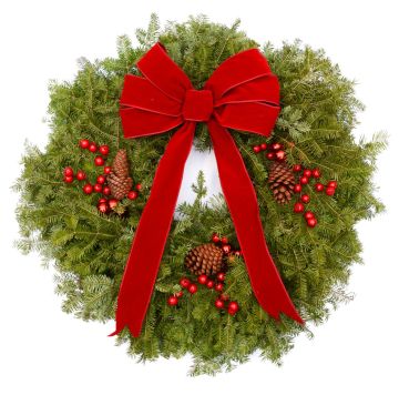 Wreath, Gertens Signature Traditional Christmas 'Red'