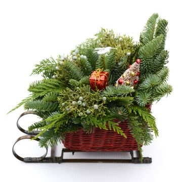 Décor, Sleigh Centerpiece