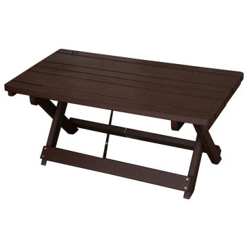 Siesta Outdoors, Folding Coffee Table, Tudor Brown