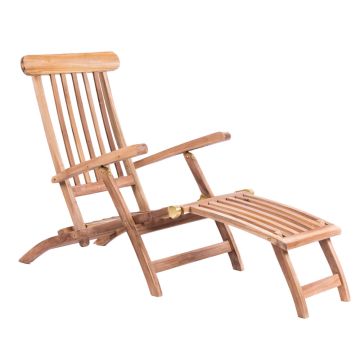 Sandpoint, Lounge, Steamer Teak Chaise Lounge