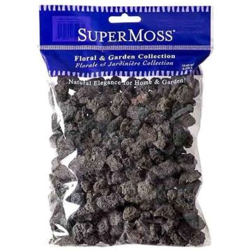 SuperMoss Horticultural Lava Rock 3/8-3/4" Black, 1 Quart