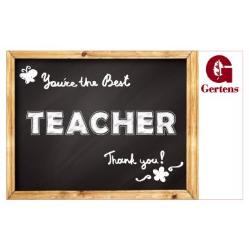 Thank You Teacher - Gift Card