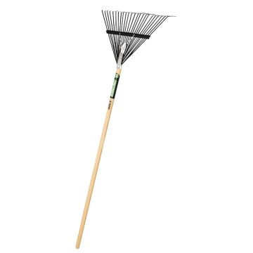 Truper Tru-Tough Steel Leaf Rake, 24"