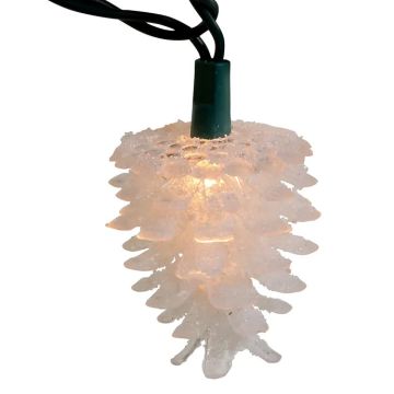 Kurt S. Adler® Pine Cone Light Set 10L/12FT