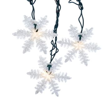 Kurt S. Adler® Snowflake Light Set 10L/12FT